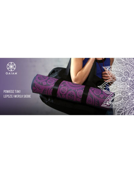 Pokrowiec na matę gaiam granite storm 62013