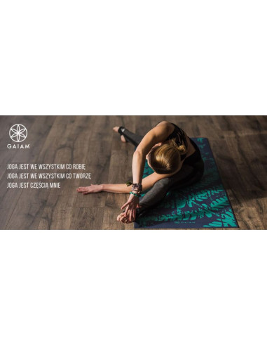 Pokrowiec na matę gaiam granite storm 62013