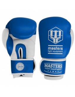 Rękawice bokserskie skórzane masters rbt-trw