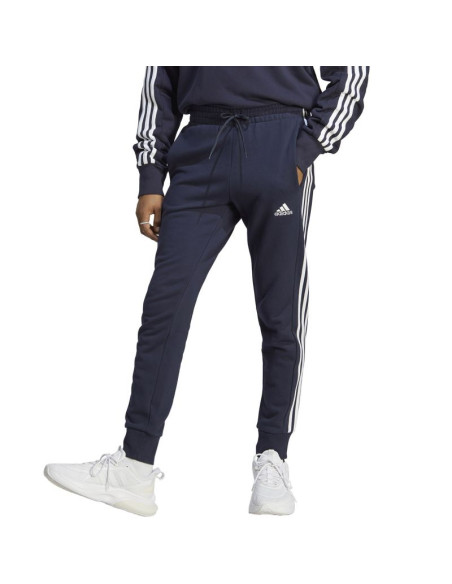 Spodnie adidas essentials french terry tapered cuff 3-stripes m
