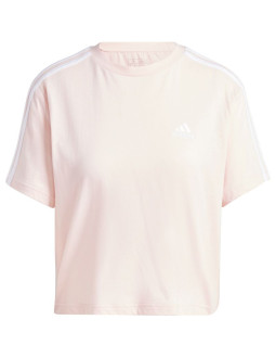 Koszulka adidas essentials 3-stripes single jersey crop top w 2