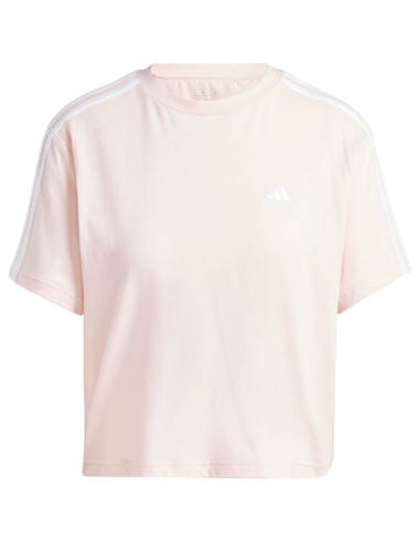 Koszulka adidas essentials 3-stripes single jersey crop top w