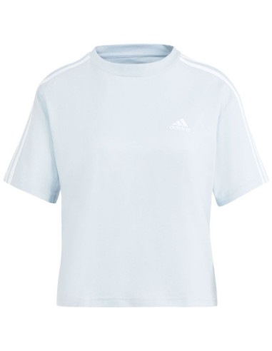 Koszulka adidas essentials 3-stripes single jersey crop top w