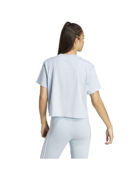 Koszulka adidas essentials 3-stripes single jersey crop top w