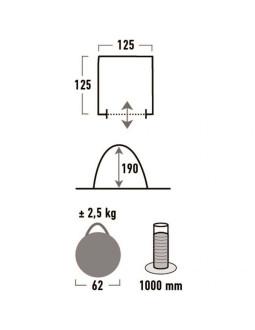 Namiot high peak rimini 2