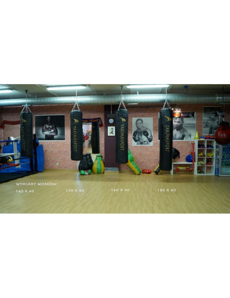 Worek bokserski treningowy - 130x35 cm