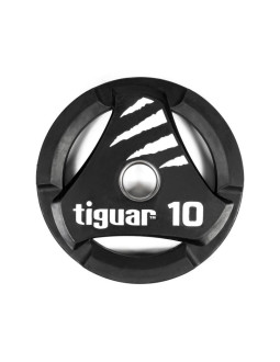 Talerz olimpijski tiguar pu 10 kg ti 2