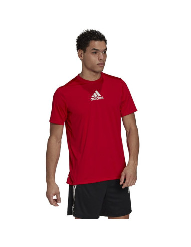 Koszulka adidas primeblue designed to move sport 3-stripes tee m