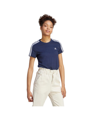 Koszulka adidas essentials slim 3-stripes tee w