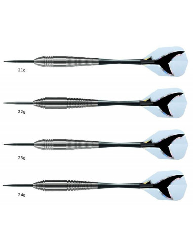 Rzutki harrows silver shark steeltip