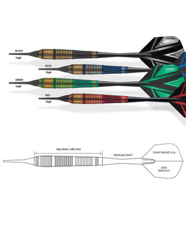 Rzutki harrows vivid softip