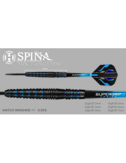 Rzutki harrows spina black 90% steeltip 2