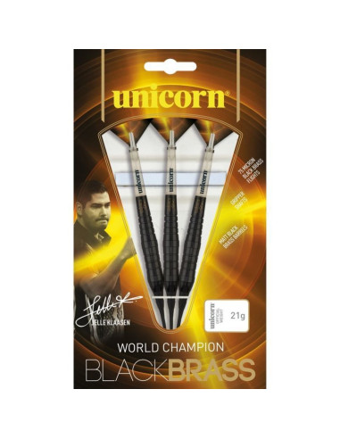 Rzutki soft tip unicorn black brass- jelle klaasen