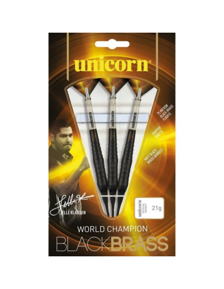 Rzutki soft tip unicorn black brass- jelle klaasen