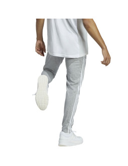 Spodnie adidas essentials single jersey tapered open hem 3-stripes m 2