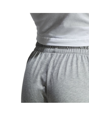 Spodnie adidas essentials single jersey tapered open hem 3-stripes m