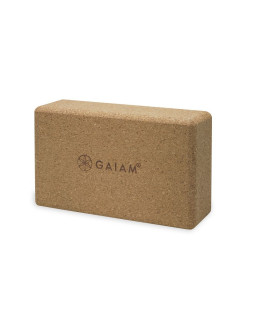 Kostka do jogi z korka