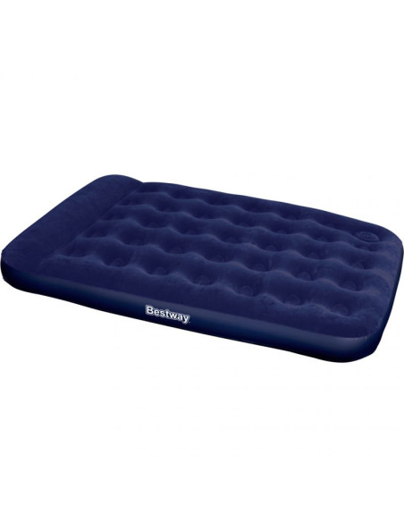 Materac welurowy bestway double pompką 191x137x28cm 67225-6317