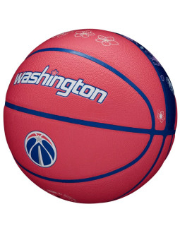 Piłka do koszykówki wilson nba team city collector washington wizards ball 2