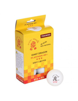 Zestaw piłeczek do tenisa stołowego smj giant dragon platinum star*** 6 szt. 8333