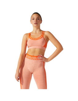 Stanik sportowy asics cropped logo seamless bra w 2032b791