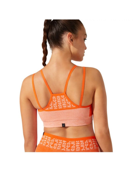 Stanik sportowy asics cropped logo seamless bra w 2032b791