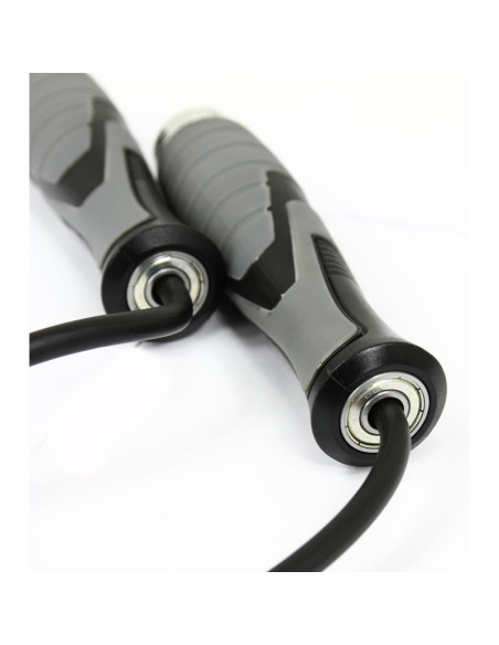 Skakanka speed z obciążnikami 2 x 100g bk256