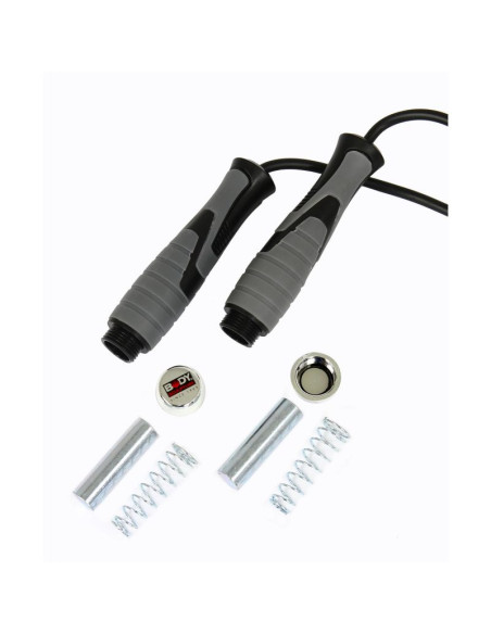 Skakanka speed z obciążnikami 2 x 100g bk256