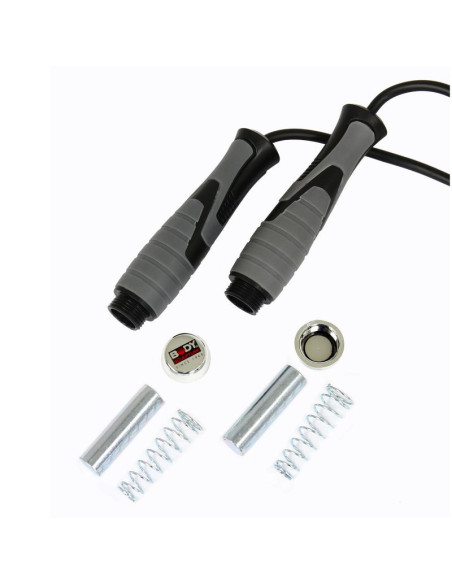 Skakanka speed z obciążnikami 2 x 100g bk256