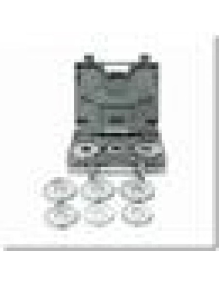 Ciężarek żeliwny pokryty winylem hms 5.0 kg 17023