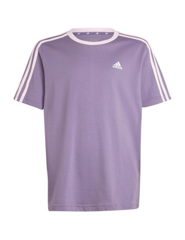 Koszulka adidas essentials 3-stripes cotton loose fit boyfriend tee jr