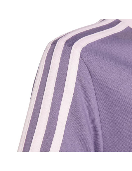 Koszulka adidas essentials 3-stripes cotton loose fit boyfriend tee jr