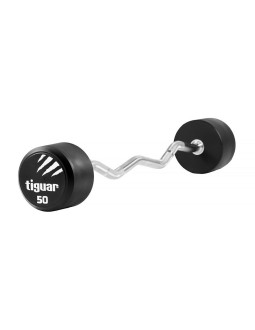 Barbell łamany tiguar pu 50 kg ti