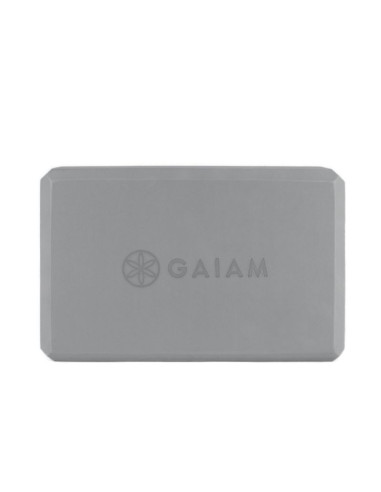 Kostka do jogi z pianki szara