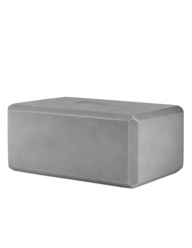 Kostka do jogi z pianki szara