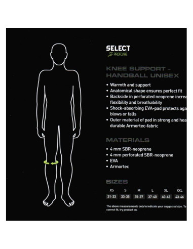Ochraniacz kolana select profcare neopren