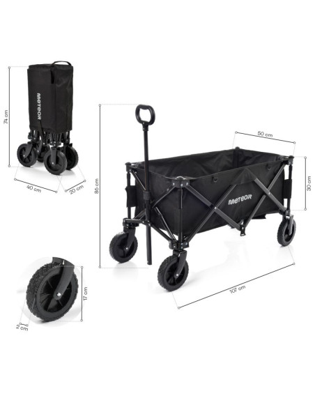 Wózek transportowy składany meteor