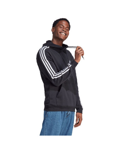 Bluza adidas essentials fleece 3-stripes hoodie m
