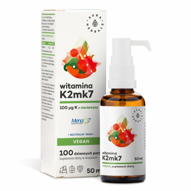 Witamina K2mk7 100 mcg Vegan (50 ml)