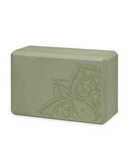 Kostka do jogi gaiam celery point