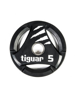Talerz olimpijski tiguar pu 5 kg ti 2