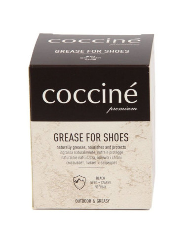 Preparat coccine czarny tłuszcz do skór licowych
