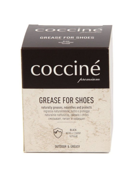 Preparat coccine czarny tłuszcz do skór licowych