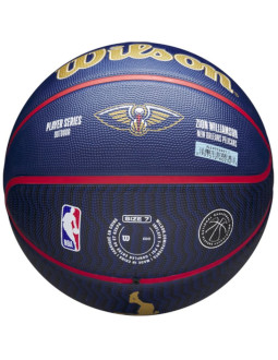 Piłka do koszykówki wilson nba player icon zion williamson outdoor ball 2