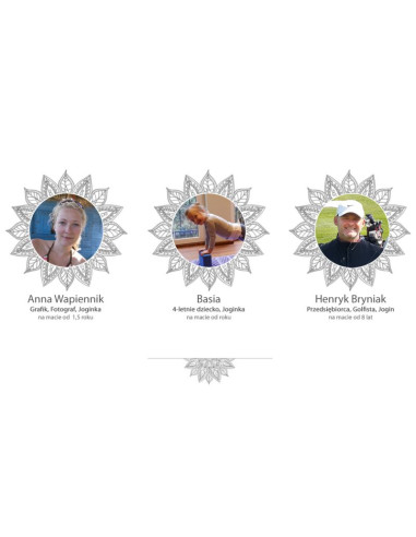 Mata do jogi "sundial layers" 6mm