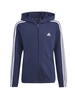Bluza adidas essentials 3-stripes full-zip hoodie jr 2