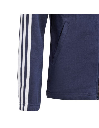 Bluza adidas essentials 3-stripes full-zip hoodie jr