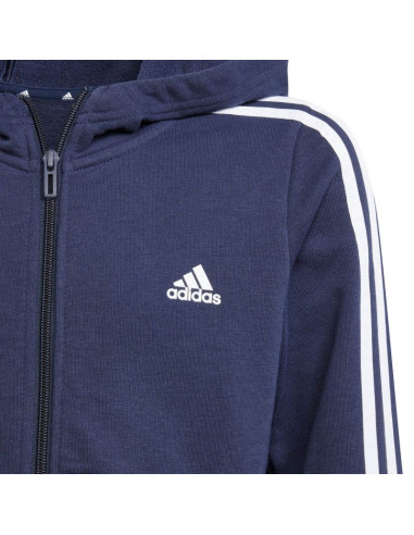 Bluza adidas essentials 3-stripes full-zip hoodie jr