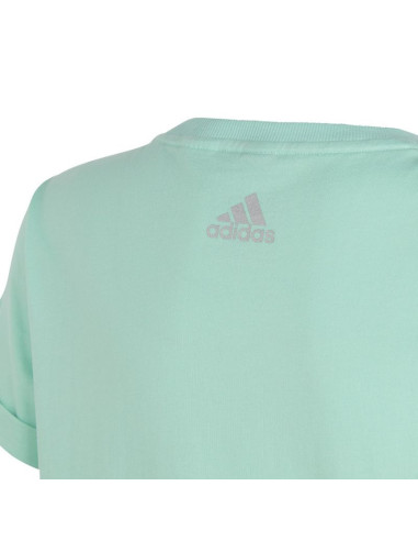 Koszulka adidas dance knotted tee jr