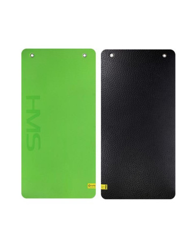 Mata fitness klubowa z otworami hms premium mfk01 green-black